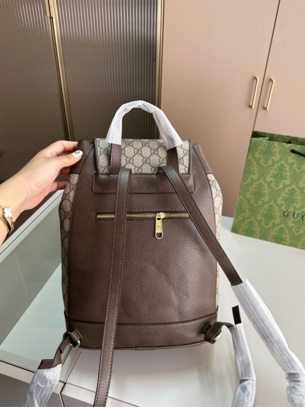 GUCCI 1955 HORSEBIT BACKPACK LARGE BROWN 27CM 620849 92TCG 8563 BRWSGR GUB9 - Image 4
