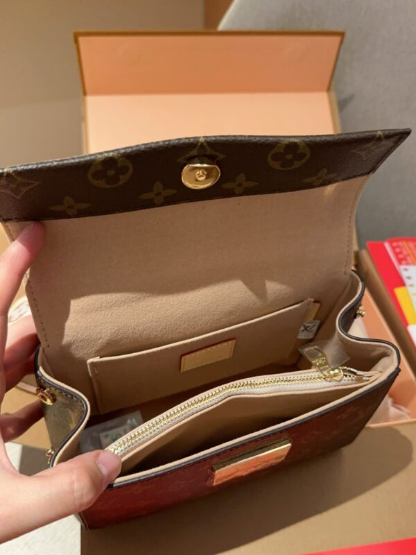 LOUIS VUITTON CLUNY MINI MONOGRAM BROWN 25CM M46055 - Image 7