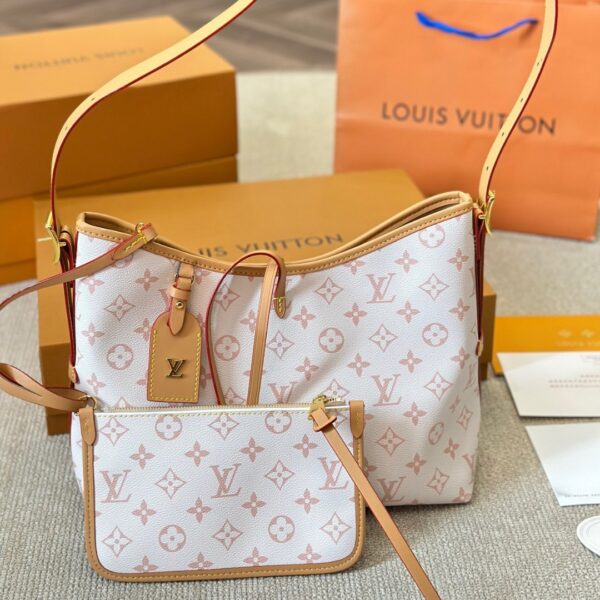 LOUIS VUITTON CARRYALL PM BAG PINK 30CM - Image 2