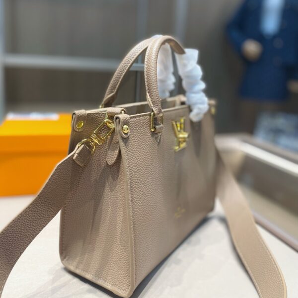 LOUIS VUITTON LOCK AND GO BAGS DARK BEIGE 24CM - Image 3