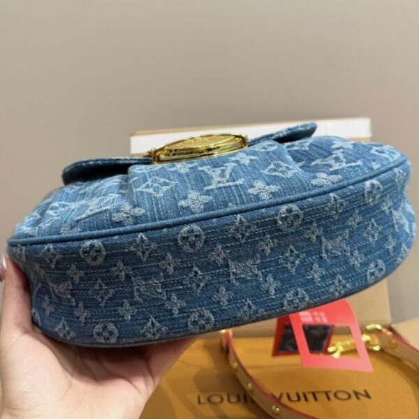 LOUIS VUITTON SUNSET MONOGRAM DENIM BLUE 26CM M46829 - Image 3