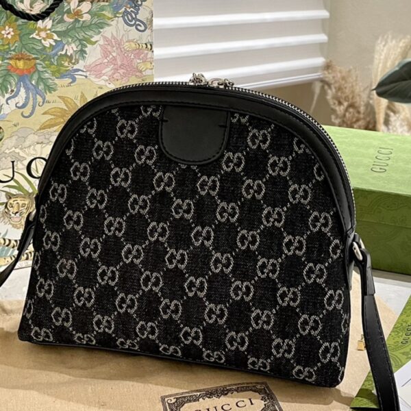 GUCCI OPHIDIA GG SMALL SHOULDER BAG BLACK 23CM 499621 FAC2F 8450 - Image 4