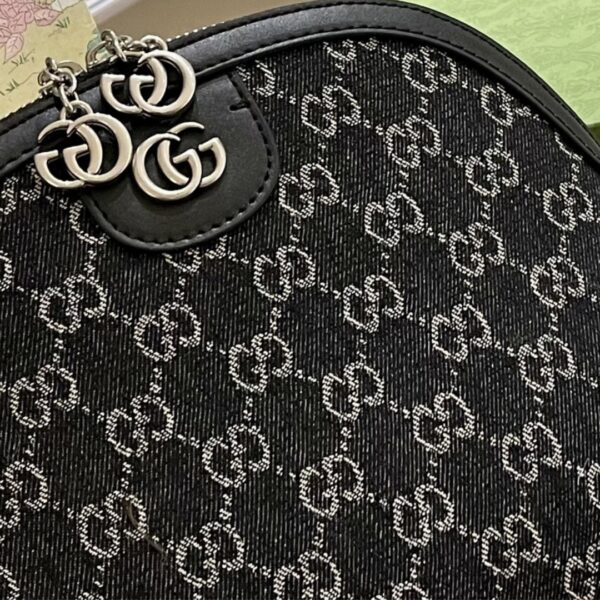 GUCCI OPHIDIA GG SMALL SHOULDER BAG BLACK 23CM 499621 FAC2F 8450 - Image 5