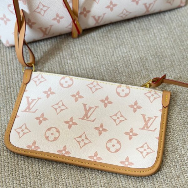 LOUIS VUITTON CARRYALL PM BAG PINK 30CM - Image 5