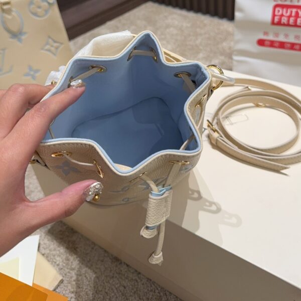 LOUIS VUITTON NANO NOÉ CANDY BLUE 13CM - Image 6