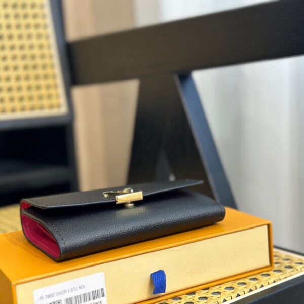LOUIS VUITTON CAPUCINES WALLET BLACK 14CM M61248 - Image 6