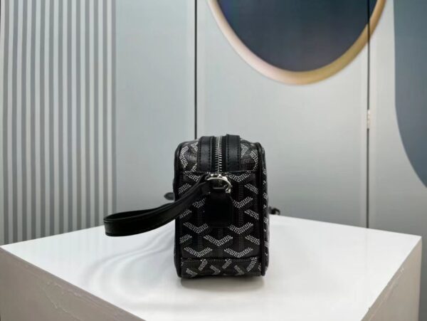 GOYARD CAP VERT CROSSBODY GOYARDINE BLACK 23CM - Image 3