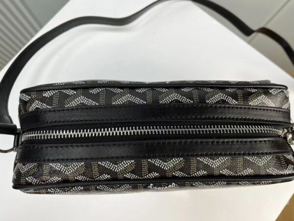 GOYARD CAP VERT CROSSBODY GOYARDINE BLACK 23CM - Image 7