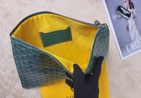 GOYARD SÉNAT MM POUCH GREEN 36CM SENAT2MGMTY09CL09P - Image 5