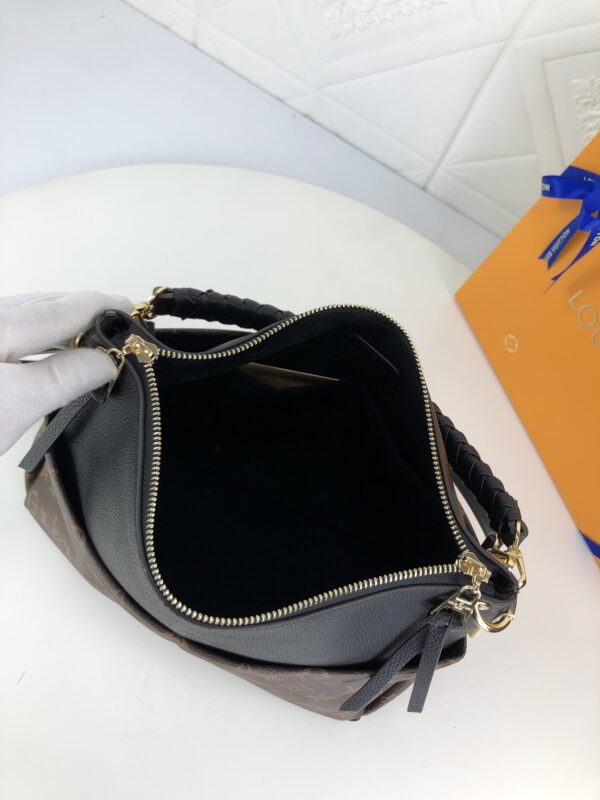 LOUIS VUITTON MAIDA HOBO HANDBAG BLACK MONOGRAM 33CM - Image 2