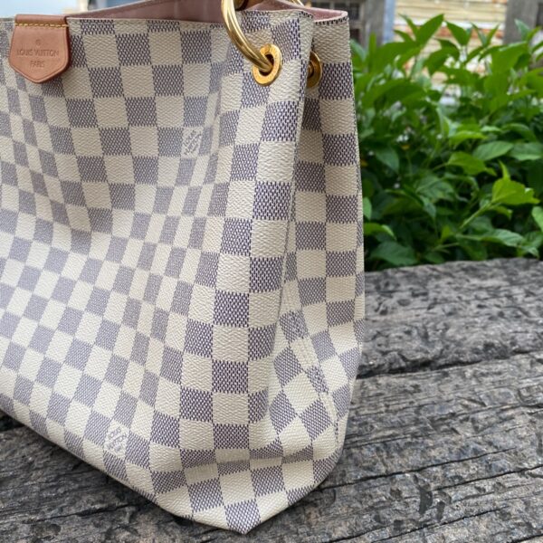 LOUIS VUITTON GRACEFUL PM DAMIER AZUR 35CM N42249 - Image 4