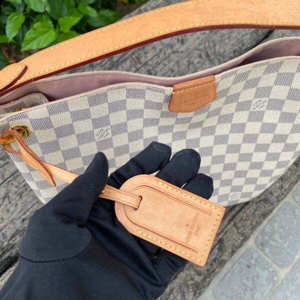LOUIS VUITTON GRACEFUL PM DAMIER AZUR 35CM N42249 - Image 10