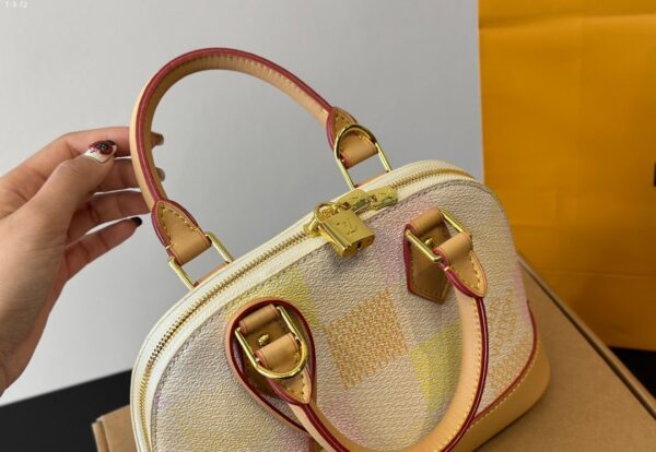 LOUIS VUITTON ALMA BB DAMIER CANVAS PEACH 23CM N40516 - Image 3