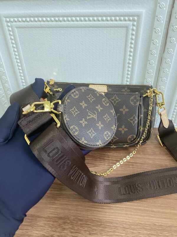 LOUIS VUITTON MULTI POCHETTE ACCESSOIRES BROWN 24CM - Image 4