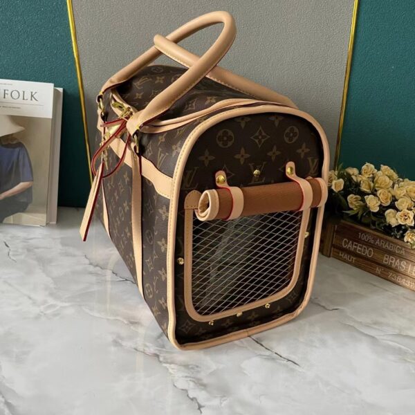 LOUIS VUITTON DOG CARRIER 40 MONOGRAM CANVAS 45CM M45662 - Image 8