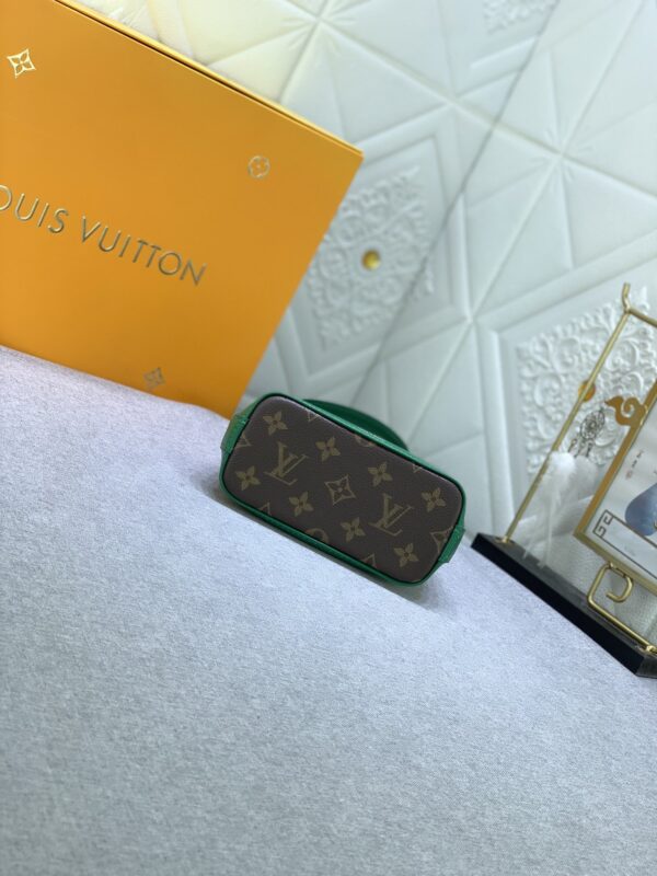 LOUIS VUITTON MINI ALMA MONOGRAM CANVAS MIX WITH GREEN 18CM M83204 - Image 2