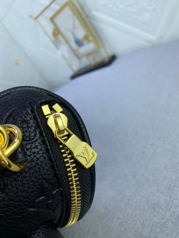 LOUIS VUITTON MINI BUMBAG BLACK MONOGRAM EMPREINTE 17CM M46917 - Image 5