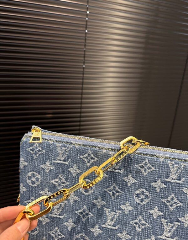 LOUIS VUITTON COUSSIN PM BAG DENIM BLUE 26CM M24564 - Image 8