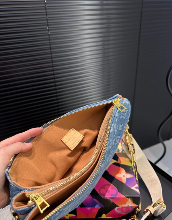 LOUIS VUITTON COUSSIN PM BAG DENIM BLUE 26CM M24564 - Image 10