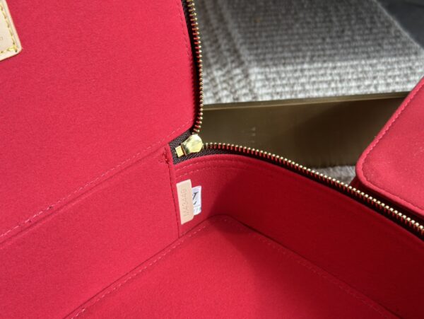 LOUIS VUITTON LV NICE JEWELRY CASE BROWN 23CM - Image 8