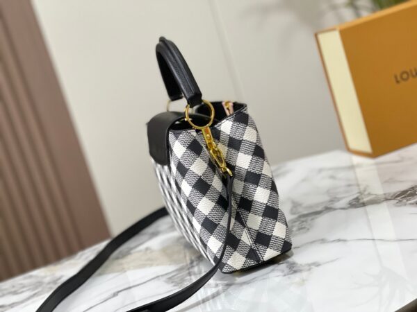 LOUIS VUITTON CAPUCINES BB BAG BLACK 27CM M20716 - Image 3