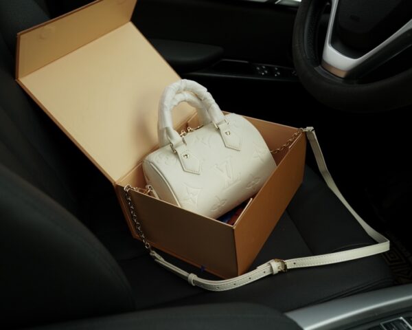 LOUIS VUITTON SPEEDY BANDOULIÈRE BAG 20 CREAM 20CM M58954 - Image 4