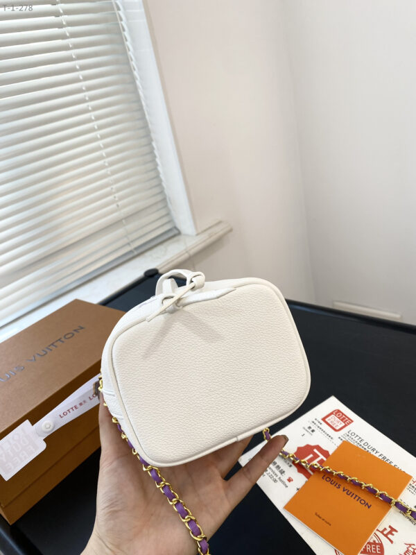 LOUIS VUITTON NOE NANO WHITE WITH PURPLE 17CM M82933 - Image 6