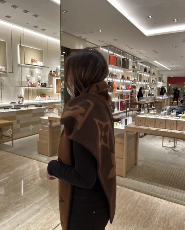 LOUIS VUITTON SWEET DREAMS SCARF BROWN M77379 - Image 2