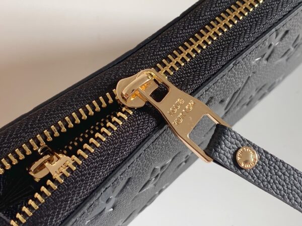 LOUIS VUITTON ZIPPY WALLET BLACK 19CM M61864 - Image 8