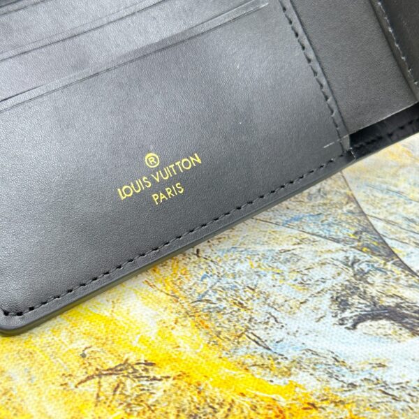 LOUIS VUITTON MARCO WALLET BLACK 11CM M81742 - Image 8