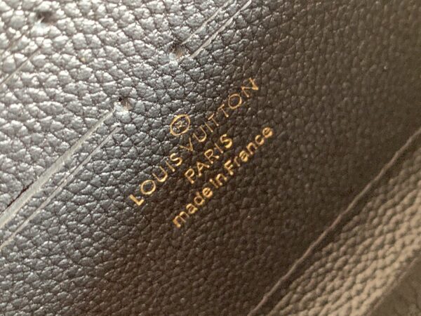 LOUIS VUITTON ZIPPY WALLET BLACK 19CM M61864 - Image 7