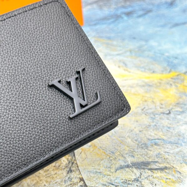 LOUIS VUITTON MARCO WALLET BLACK 11CM M81742 - Image 5