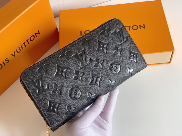 LOUIS VUITTON ZIPPY WALLET BLACK 19CM M61864 - Image 4