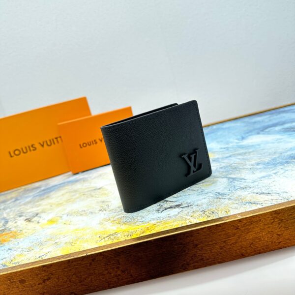 LOUIS VUITTON MARCO WALLET BLACK 11CM M81742 - Image 2