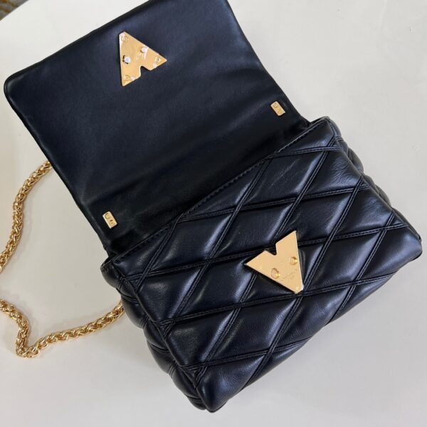 LOUIS VUITTON GO 14 MM BAG BLACK 23CM M22891 - Image 7