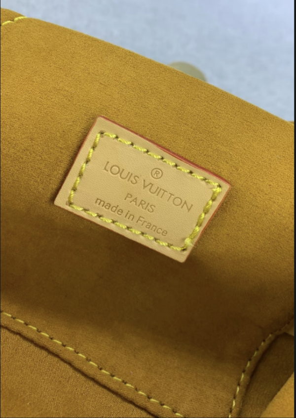LOUIS VUITTON PLEATY HANDBAG MONOGRAM DENIM BLUE 26CM M95050 - Image 8
