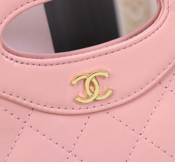 CHANEL SHOPPING BAG SHINY PINK 19CM AS4854 B16220 NW784 - Image 9