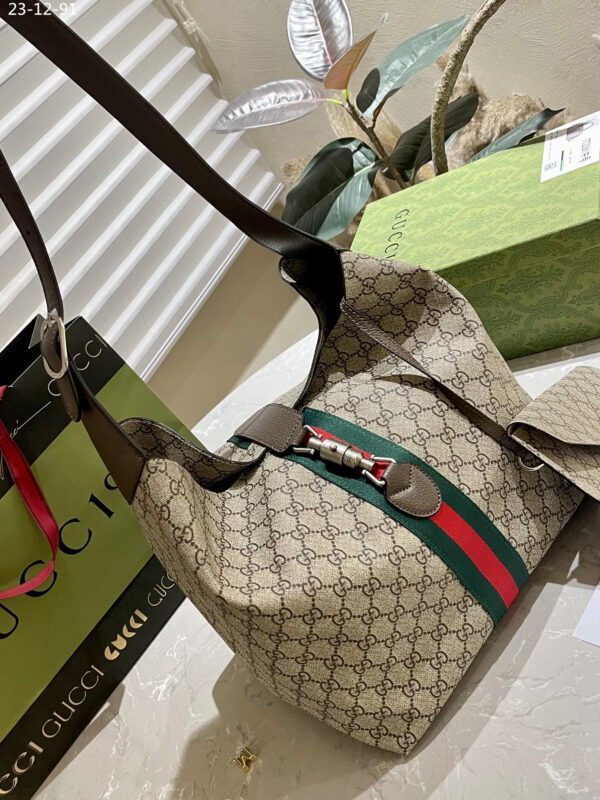 GUCCI JACKIE 1961 MEDIUM SHOULDER BAG BEIGE 35CM - Image 7