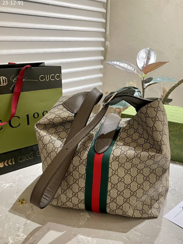 GUCCI JACKIE 1961 MEDIUM SHOULDER BAG BEIGE 35CM - Image 3