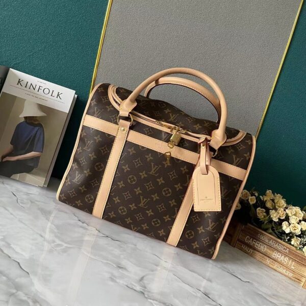 LOUIS VUITTON DOG BAG BROWN 46CM M45662 - Image 6