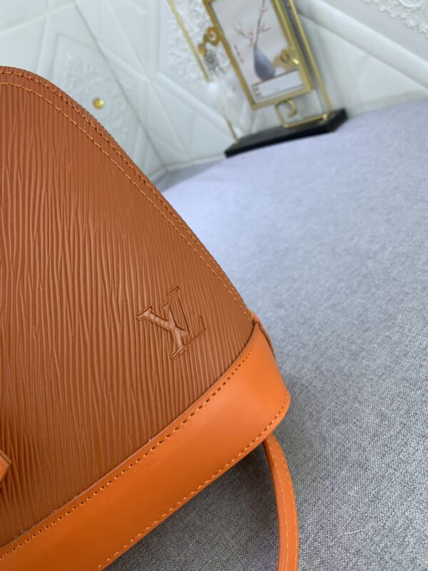 LOUIS VUITTON ALMA BACKPACK EPI LEATHER ORANGE 20CM M25104 - Image 6