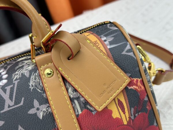 LOUIS VUITTON KEEPALL BANDOULIERE 25 NAVY BLUE 25CM M25440 - Image 6