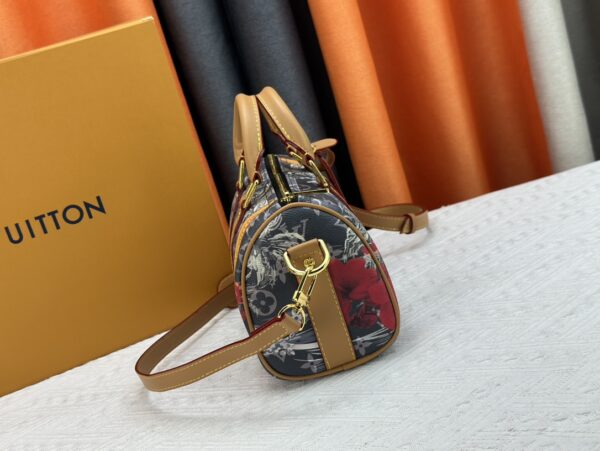 LOUIS VUITTON KEEPALL BANDOULIERE 25 NAVY BLUE 25CM M25440 - Image 3