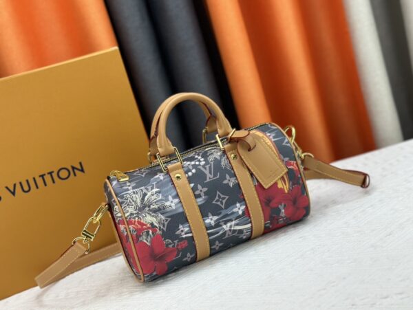 LOUIS VUITTON KEEPALL BANDOULIERE 25 NAVY BLUE 25CM M25440 - Image 2