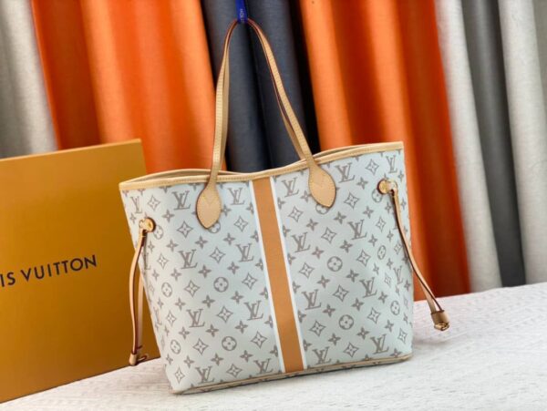 LOUIS VUITTON NEVERFULL MM MONOPANAME COATED CANVAS OCHER 32CM M23501 - Image 6