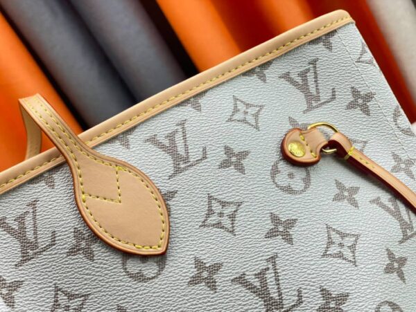 LOUIS VUITTON NEVERFULL MM MONOPANAME COATED CANVAS OCHER 32CM M23501 - Image 8