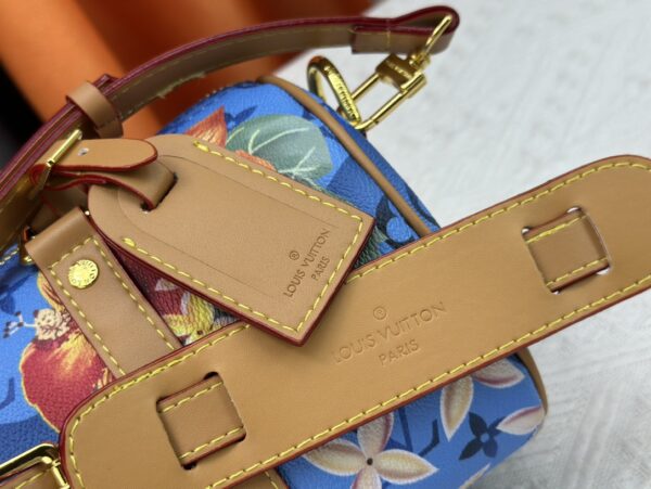 LOUIS VUITTON KEEPALL BANDOULIERE 25 BRIGHT BLUE 25CM M24999 - Image 8