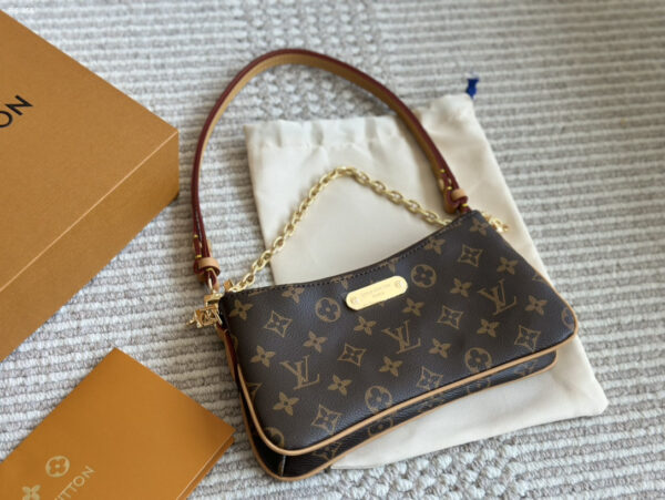 LOUIS VUITTON LIV POCHETTE MONOGRAM COATED CANVAS 20CM M83008 - Image 2