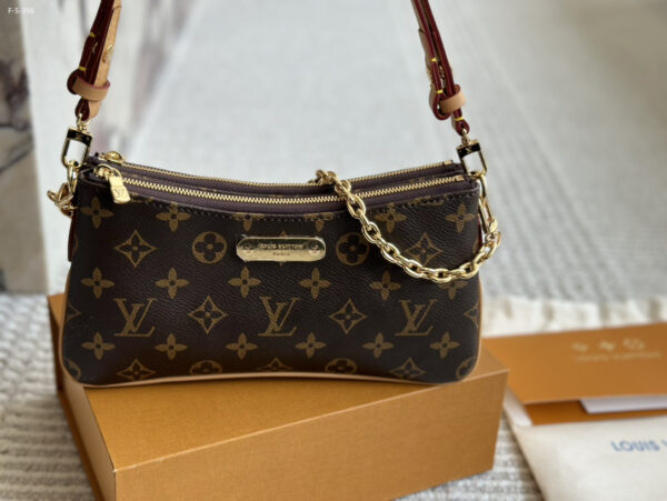 LOUIS VUITTON LIV POCHETTE MONOGRAM COATED CANVAS 20CM M83008 - Image 10