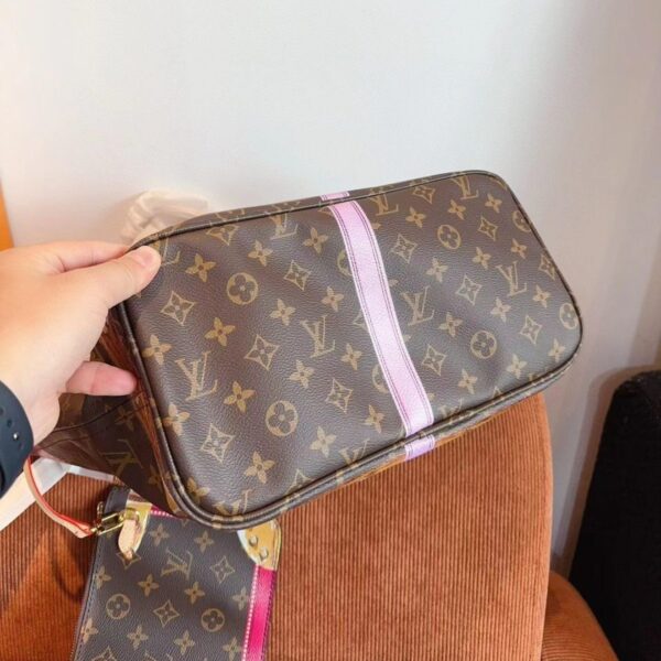 LOUIS VUITTON NEVERFULL SUMMER TRUNK MONOGRAM BROWN 32CM - Image 4